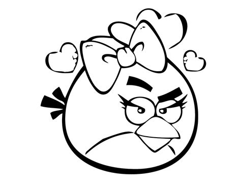Angry Birds para colorear HD | DibujosWiki.com