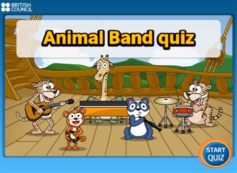 Animal band quiz | LearnEnglish Kids | British Council