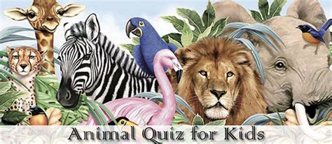 Animal Quiz Questions for Kids. Kids are excited to learn ...
