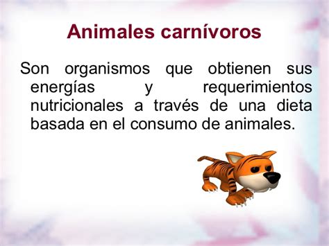 Animales Carnivoros Herbivoros Y Omnivoros Para Niños De ...