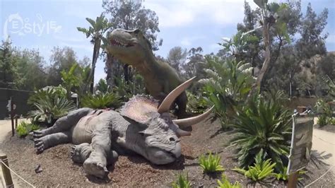 animatronic dinosaur theme park   YouTube