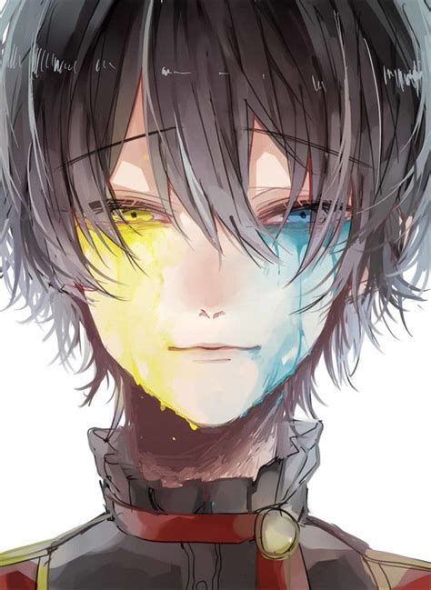 anime art Mika kagehira | Anime boy crying