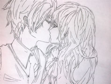 Anime Kiss   Beso Anime  Dibujo    Taringa!