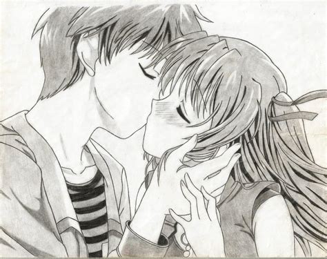 Anime kiss by kumatora123 on DeviantArt