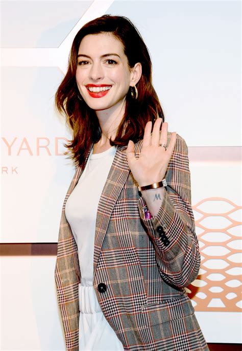 ANNE HATHAWAY at Hudson Yards VIP Grand Opening in New ...