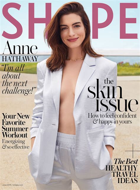 ANNE HATHAWAY for Shape Magazine, June 2019 – HawtCelebs