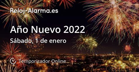 Año Nuevo 2022   Temporizador Online   Reloj Alarma.es