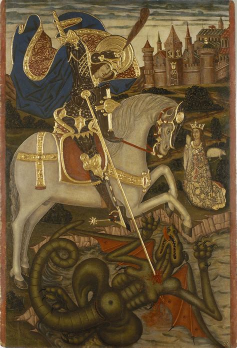 Anonymous. Catalonia   Saint George Slaying the Dragon ...