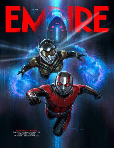 Ant Man y la Avispa en portada de Empire con la compañía de Ghost