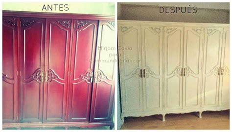 Antes y después de un armario que luce completamente distinto ...