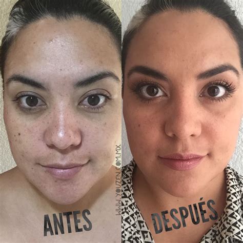 Antes y después de Younique Kudos Agosto 2017 www.youzen.com.mx ...