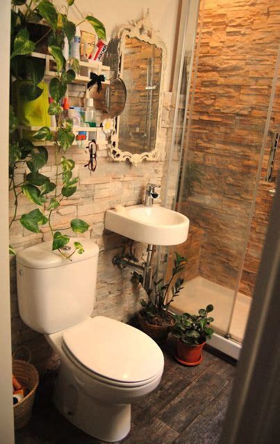 Antes y después: un baño pequeño #plantasdeinterior | Decoración de ...