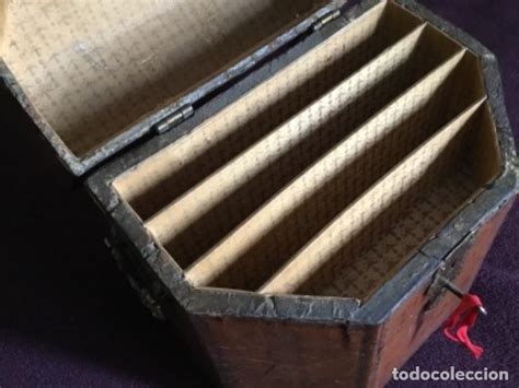 antigua caja para guardar documentos en piel   Comprar ...