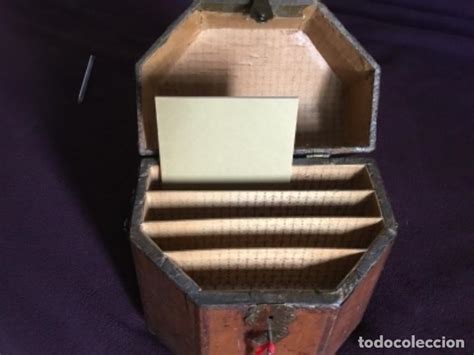 antigua caja para guardar documentos en piel   Comprar ...