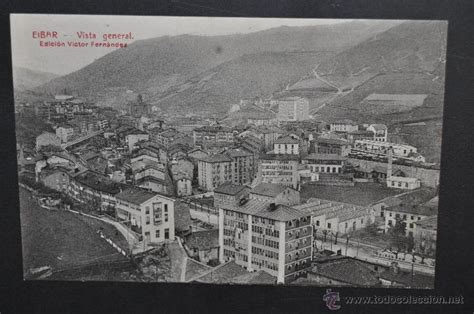 antigua postal de eibar. guipuzcoa. vista gener   Comprar ...