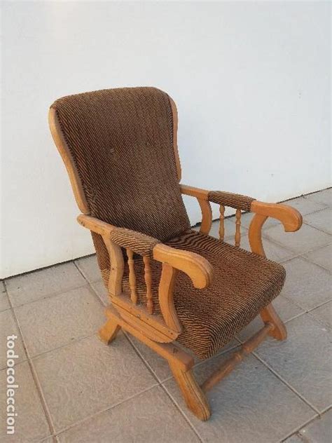 antigua silla hamaca sillón antiguo mecedora o   Comprar ...