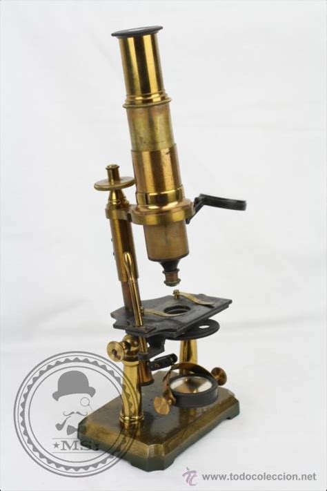 Antiguo microscopio óptico   primera mitad del   Vendido ...