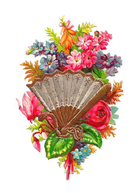 Antique Images: Free Flower Clip Art: Victorian Scrap of ...