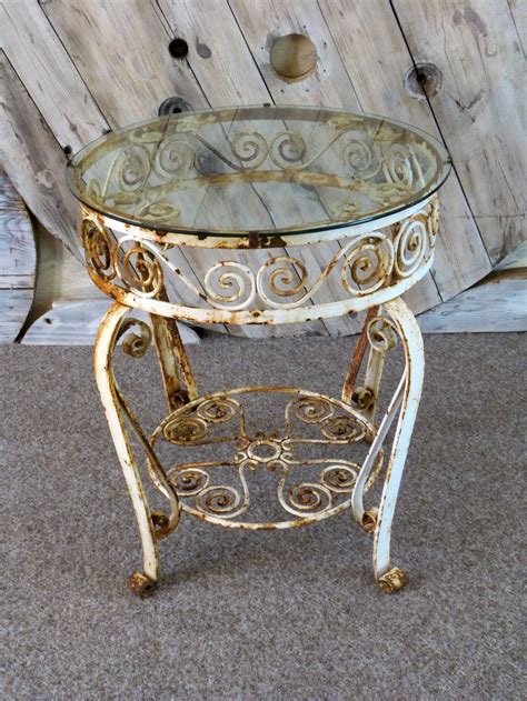 Antiques Atlas   Wrought Iron Occasional Table