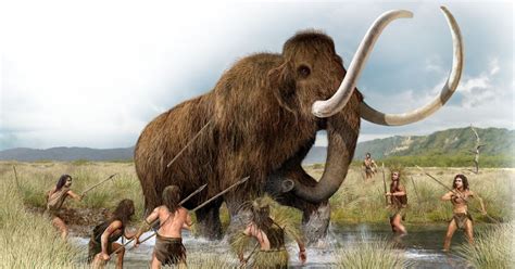 antrophistoria: La relación entre los humanos y los mamuts en la Edad ...