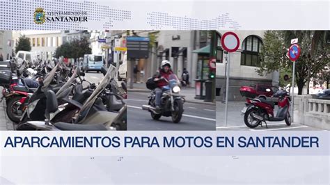 Aparcamientos para motos en Santander   YouTube