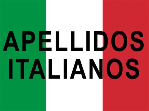 Apellidos Italianos, origen, difusión y curiosidades