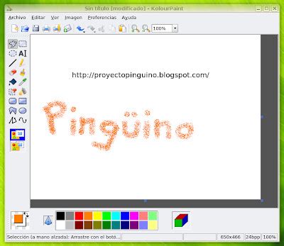 Aplicaciones de dibujo para Linux   Proyecto pingüino