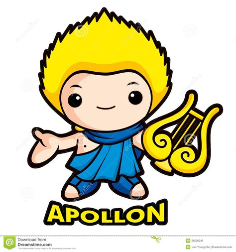 Apolo, dios del sol stock de ilustración. Ilustración de simbolice ...