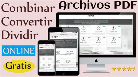 App Web: Unir, Dividir, Convertir PDF   Gratis Sin ...