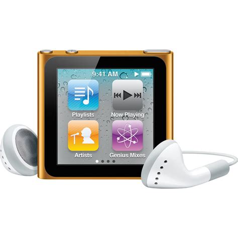 Apple 8GB iPod nano  Orange   6th Generation  MC691LL/A B&H