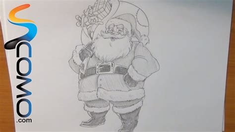Aprende a dibujar a Papa Noel   YouTube