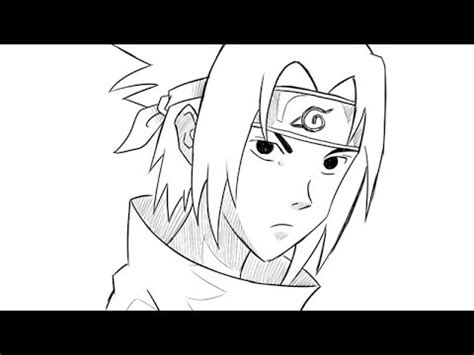 Aprende a dibujar a Sasuke  Naruto  en 5 minutos   YouTube