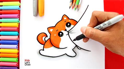 Aprende a dibujar un PERRITO Kawaii TRAVIESO | How to Draw a Cute ...