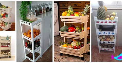 Aprende cómo hacer organizador de verduras y frutas para la cocina ...