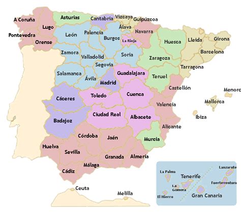Aprende las Autonomías de España y sus Capitales ...