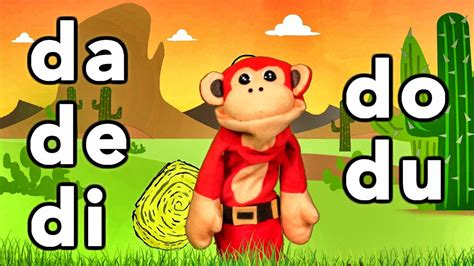 Aprender a Leer con el Mono Silabo   da de di do du   Chuncheria y media