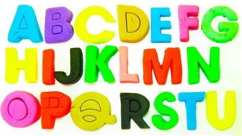 Aprender el Alfabeto con play doh en español | Todas las ...
