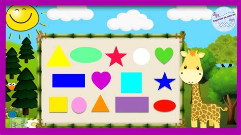 Aprender Formas y Colores para niños de Preescolar ...