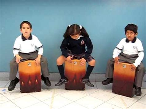 Aprendo a tocar, Cajón Peruano Clases niños Festejo ...