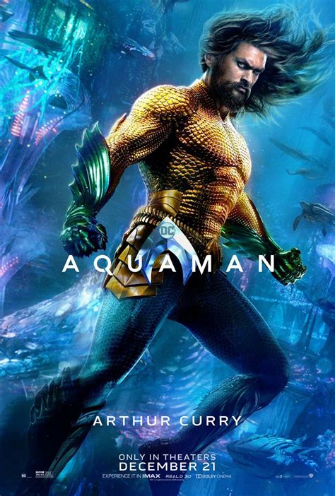 Aquaman character movie poster   Arthur Curry | Aquaman ...