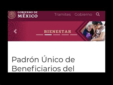 AQUÍ.! CONSULTA PADRÓN DE BENEFICIARIOS DE PENSIÓNES DEL BIENESTAR Y ...