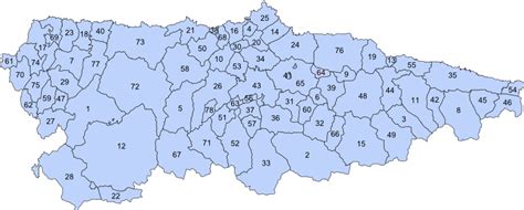 Archivo:Mapa de Asturias con municipios.png   Wikipedia, la ...