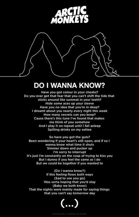 Arctic Monkeys   Do I Wanna Know?. | Posted by ethel466 on ...