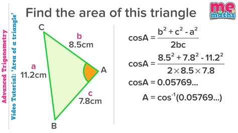 Area of a Triangle Using ½absinC   Advanced Trigonometry ...