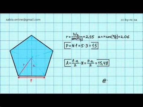 Área y perímetro de polígonos XI   Polígono regular   YouTube