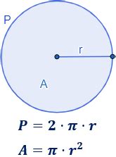 Área y perímetro del círculo: calculadora y ejemplos