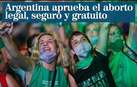 Argentina #EsLey   El Senado sancionó la legalización del aborto   Red WIM