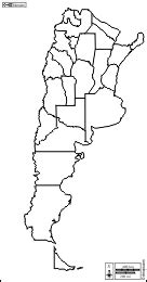 Argentina: mapas gratuitos, mapas mudos gratuitos, mapas en blanco ...