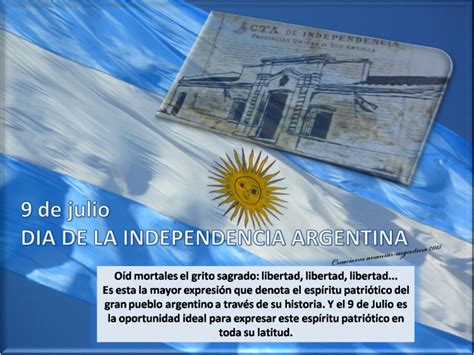 Argentina país libre e independiente: 9 de julio Dia de la ...