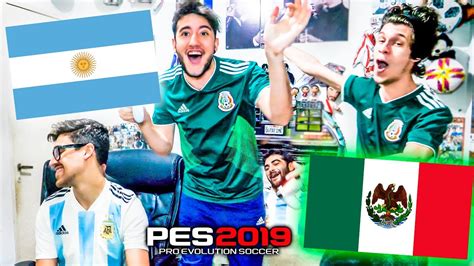 ARGENTINA vs MEXICO | Partido Internacional | PES 2019 ...
